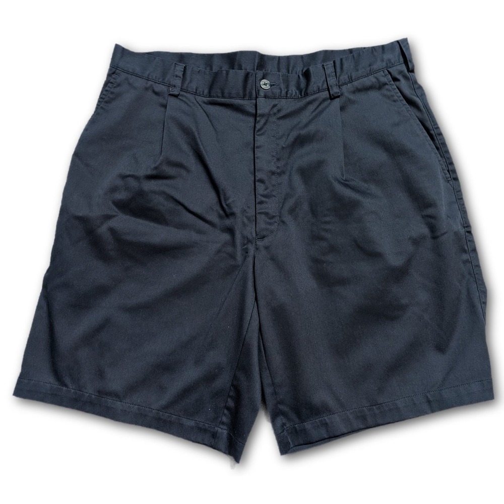 Nike Golf FIT DRY Mens Shorts Navy 36x9 FitDry Blended Fabric Regular Pleated 36